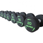 Commercial Dumbell Weights Set Gym Equipment Fitness Black PU Round Dumbbell