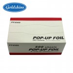 Embossed colored pop up hairdressing foils popular size custom box silver printed foil