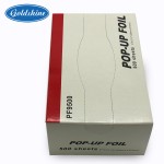 Embossed colored pop up hairdressing foils popular size custom box silver printed foil