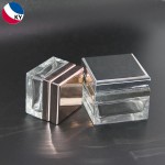 20ML transparent glass jar cosmetic 20 grams glass jars