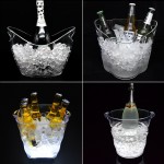 China wholesale made champagne plastic beer with special design wine products ice bucket