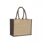 Linen Handbag Sac En Jute Bag Retro Tote Waterproof Large Capacity Shopping Bag Jute Hand Bag