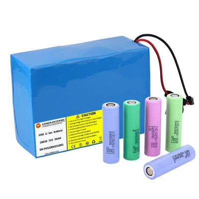 Custom High capacity 12v 18v 24v 36v 48v 60v 72v 10ah 20ah 30ah 45ah 50ah 60ah Rechargeable 18650 lithium ion batteries Pack