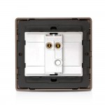 BIHU Stainless Steel Random Click Traditional On Off 1 Gang 1 Way UK Wall Light Switch